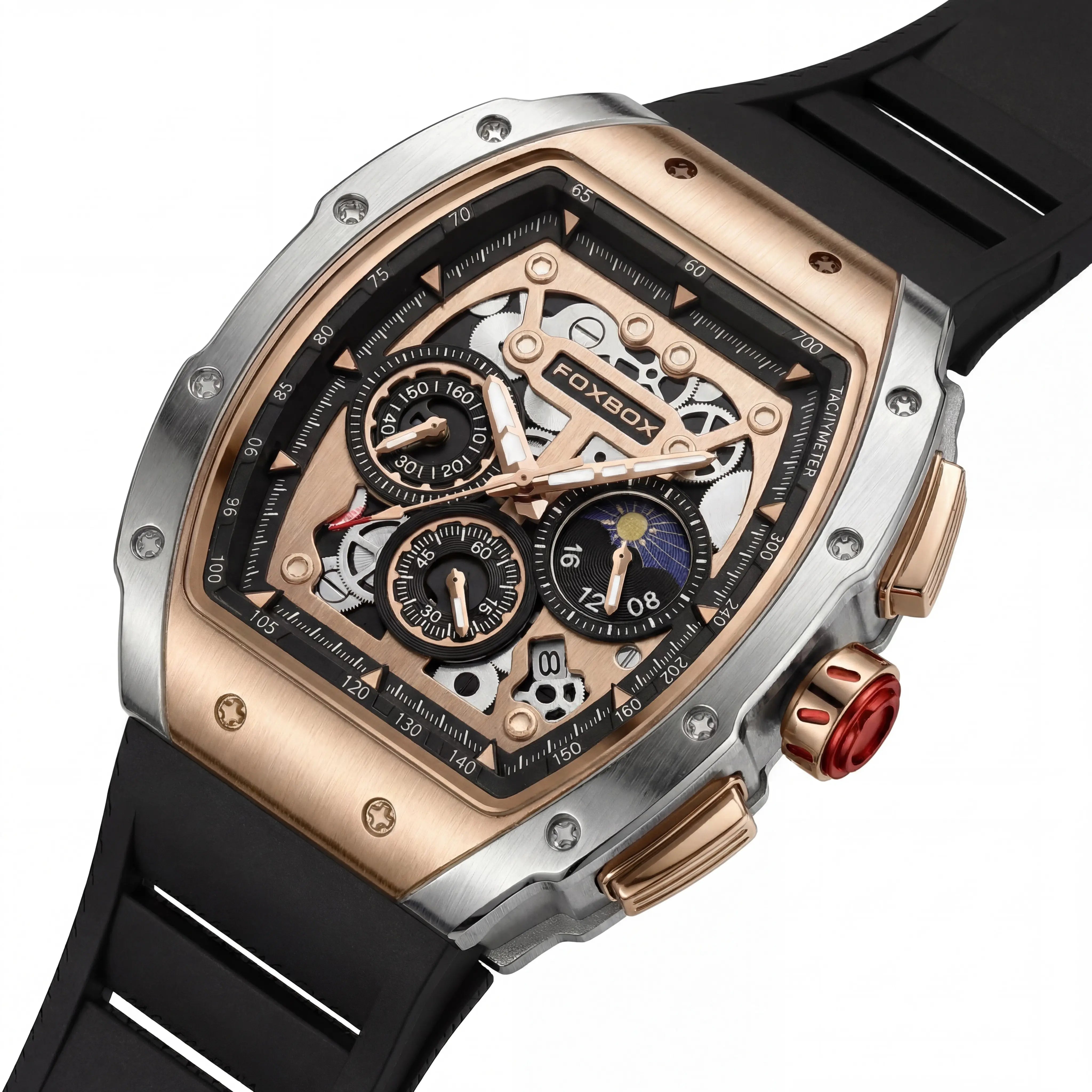 Lorvian Eclipse Dusk | Rose Gold Moon Skeleton