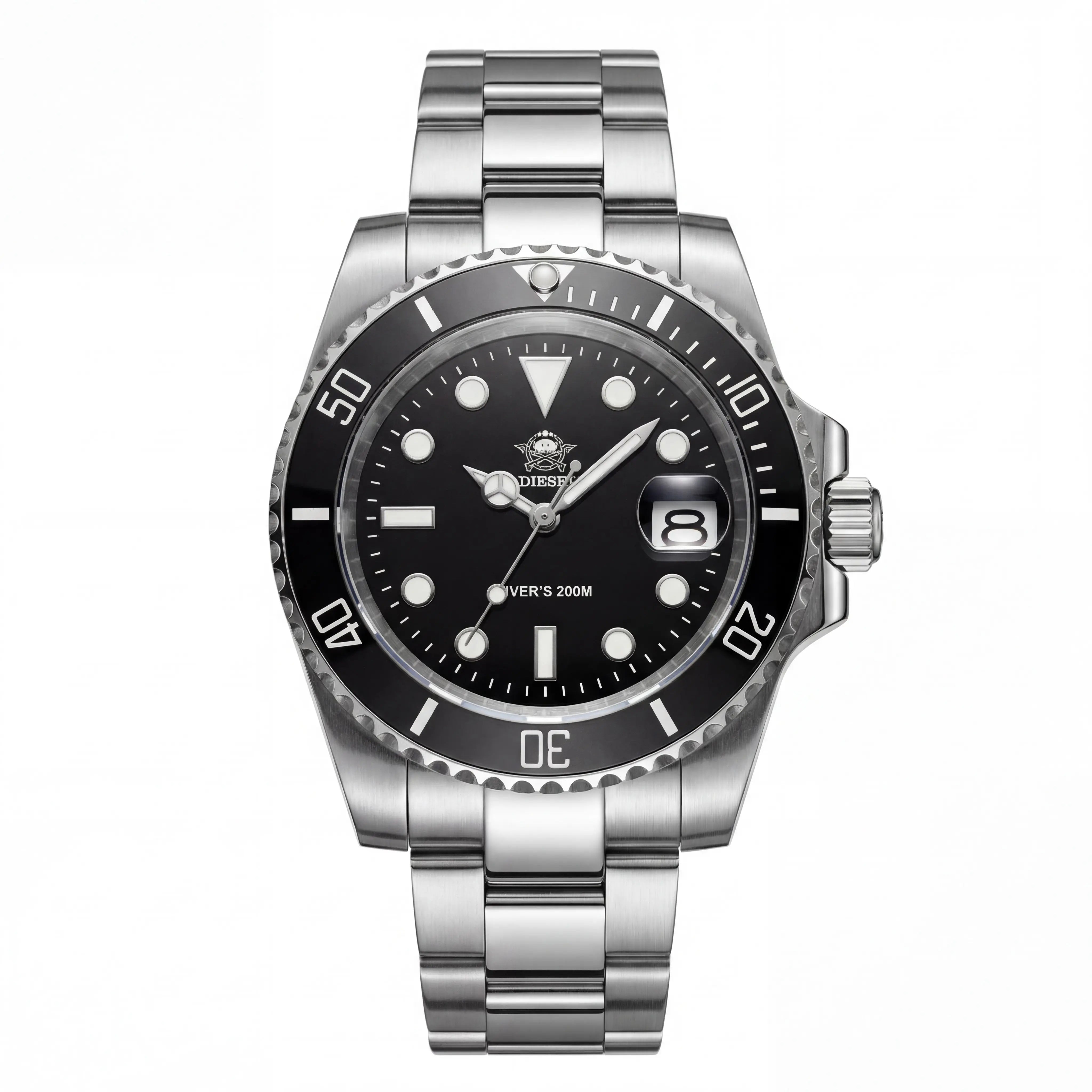 Lorvian Deep Sovereign | Black Bezel Steel