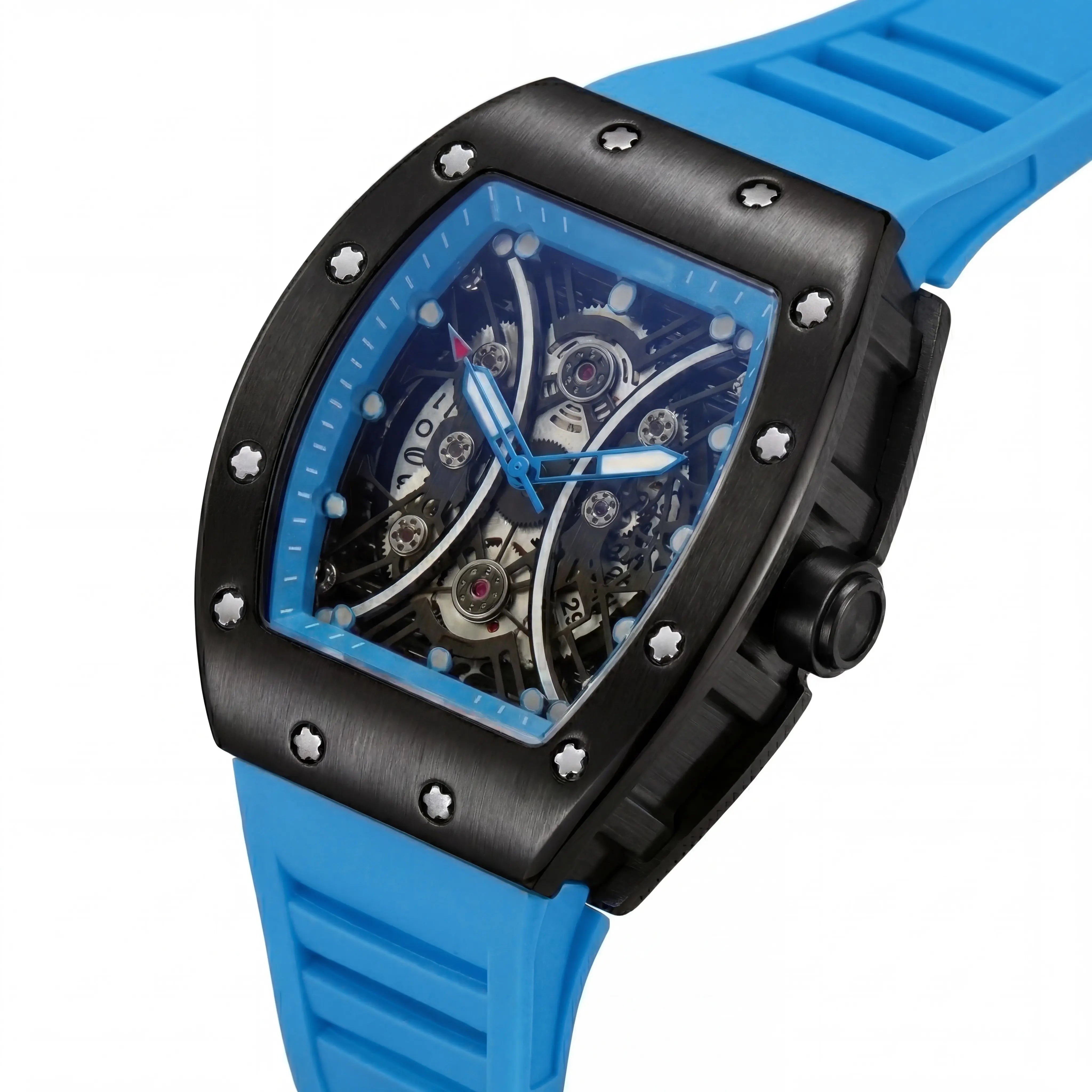 Lorvian Velocity X Pro | Black & Electric Blue Skeleton