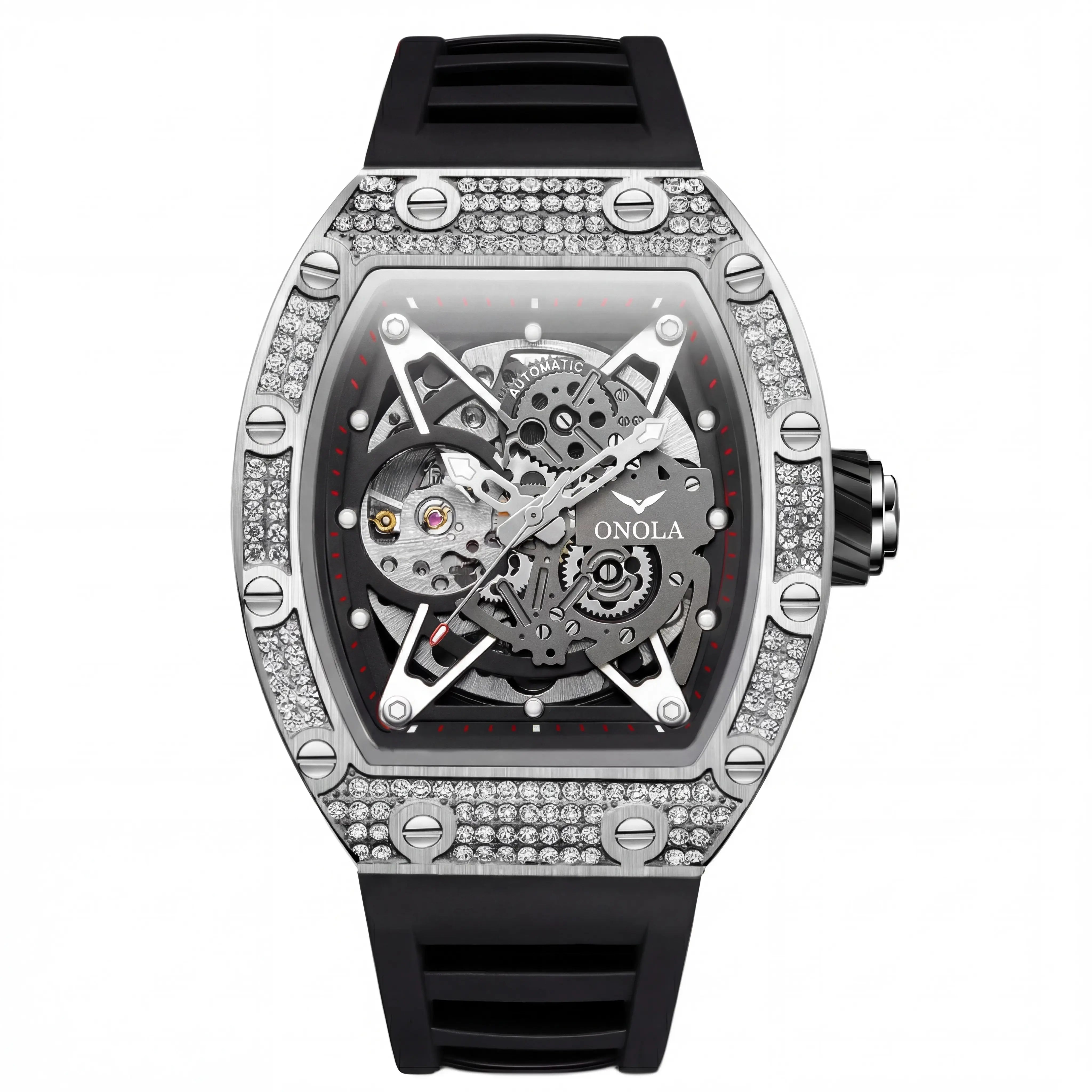 Lorvian Blizzard Steel | Iced Silver Dark Skeleton