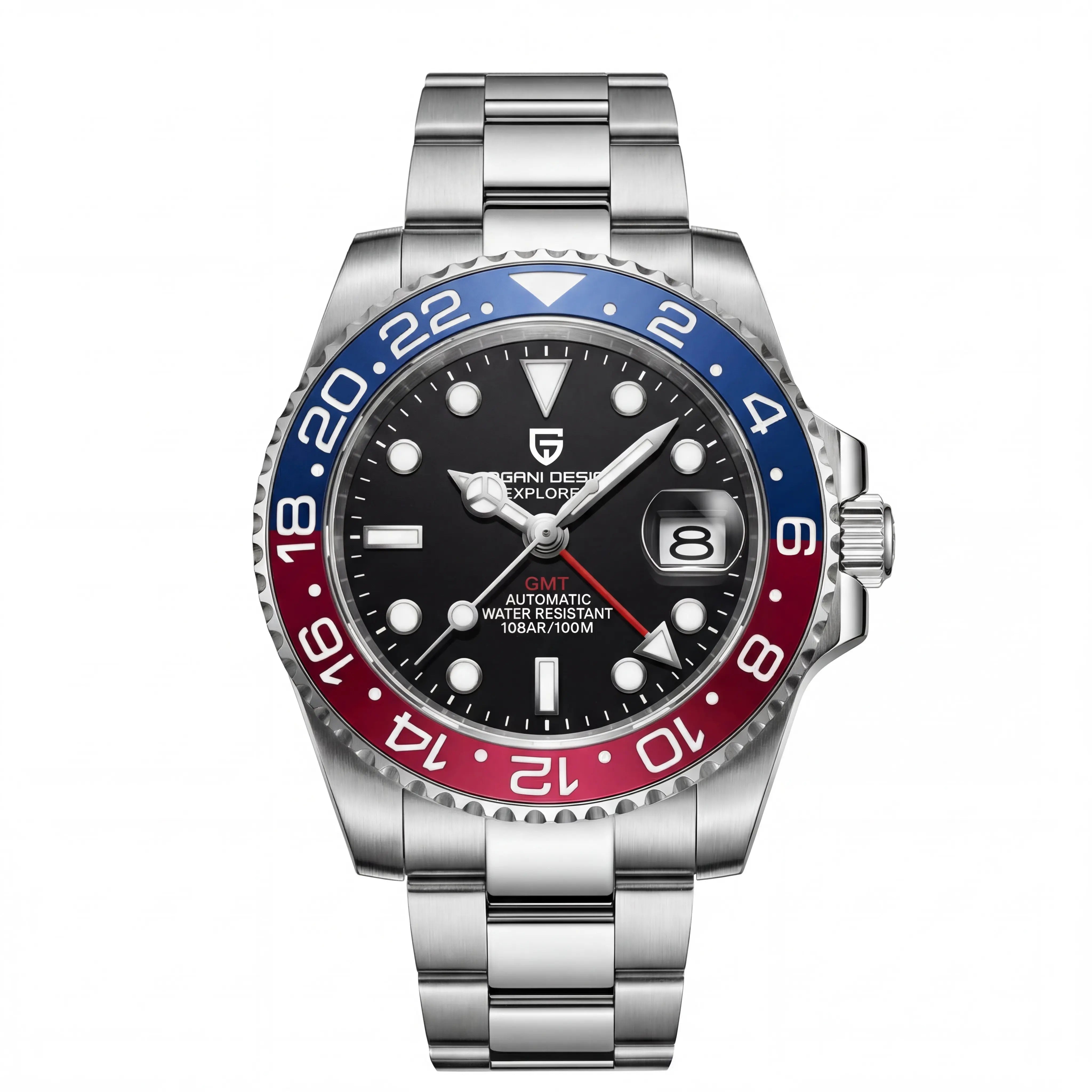Lorvian GMT Sovereign | Pepsi Steel Black