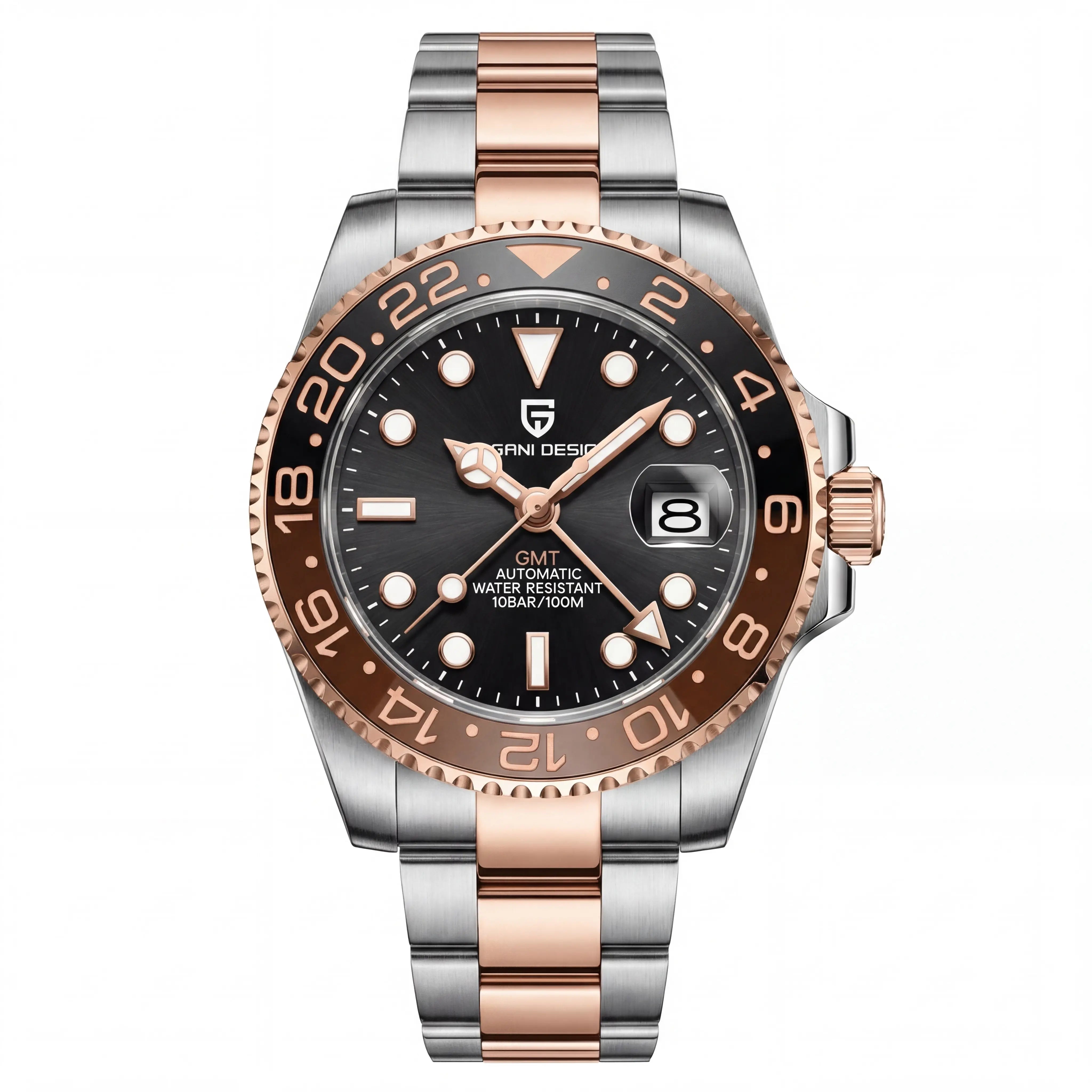 Lorvian GMT Sovereign | Root Beer Two-Tone