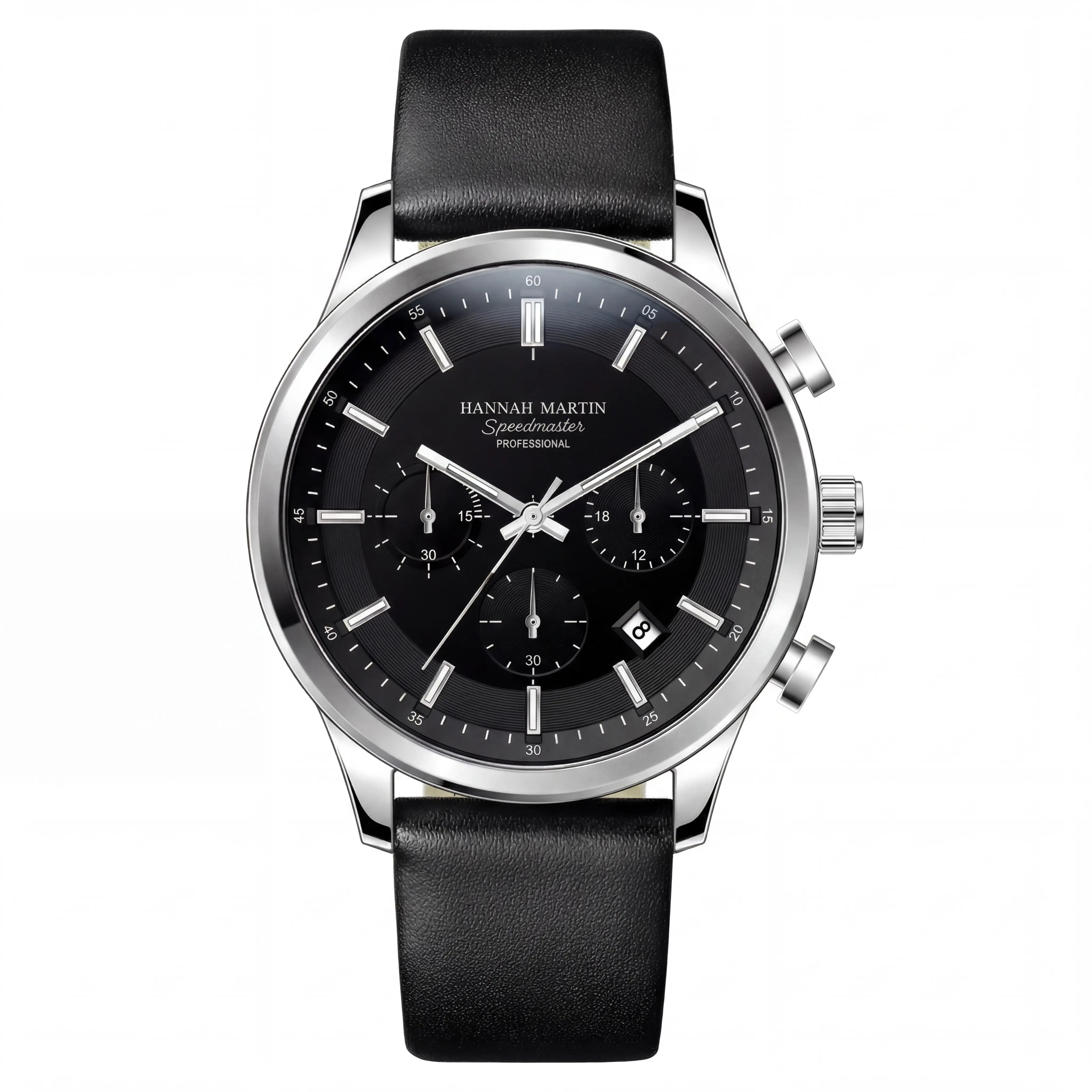 Lorvian Chronograph | Executive Silver Black