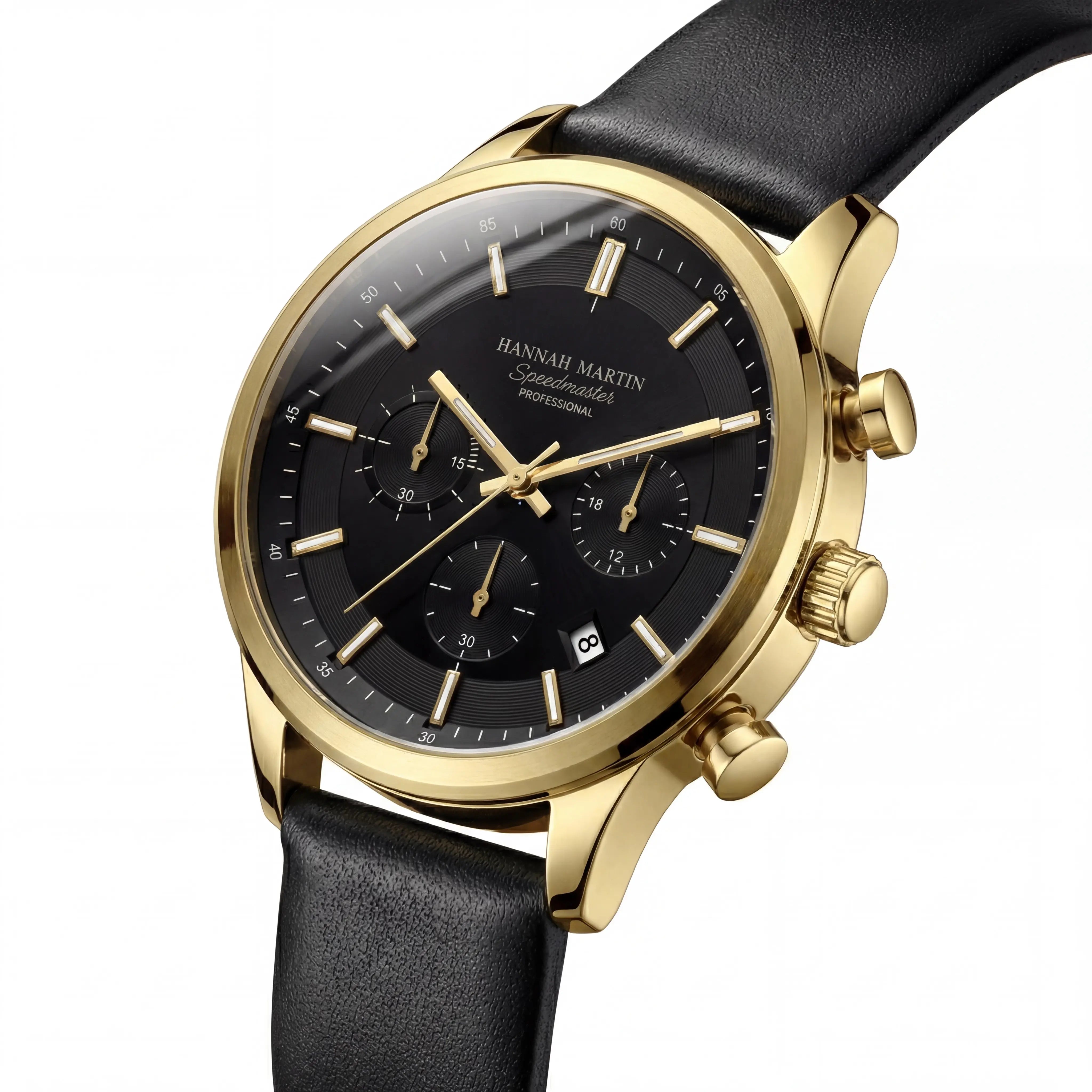 Lorvian Chronograph | Executive Gold Black