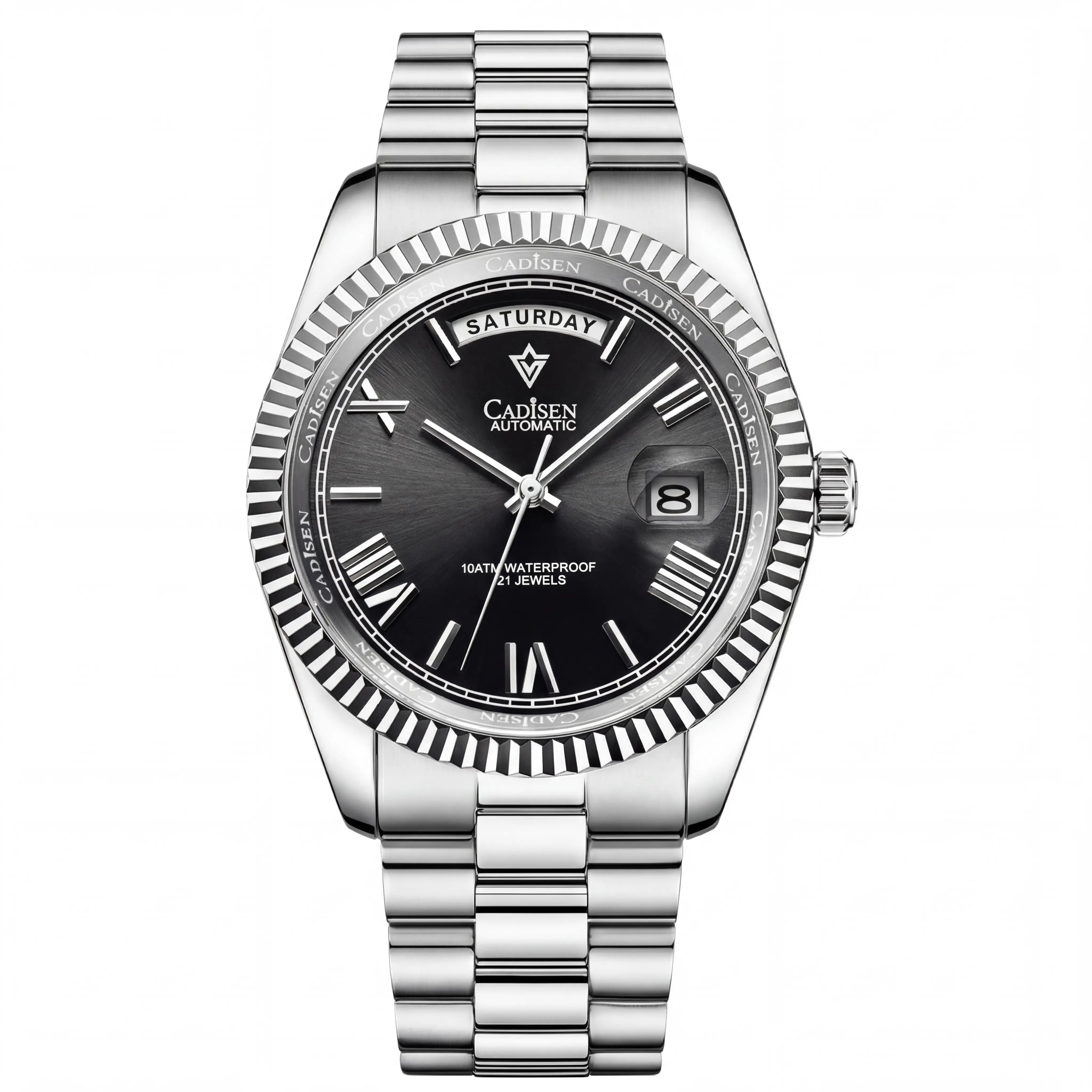 Lorvian Grand Sovereign | Silver Fluted Onyx